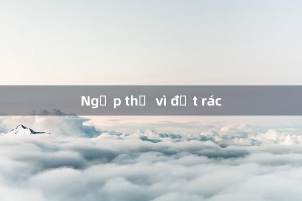 Ngộp thở vì đốt rác