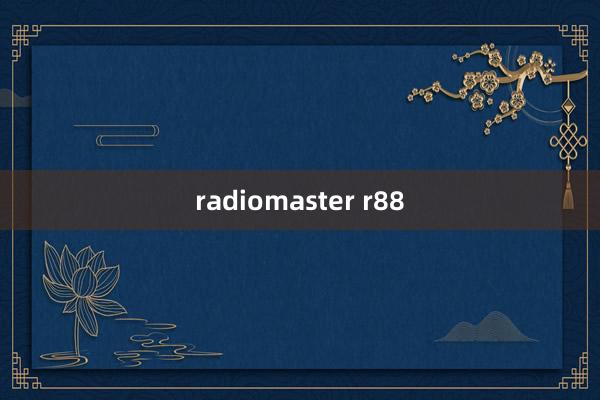 radiomaster r88